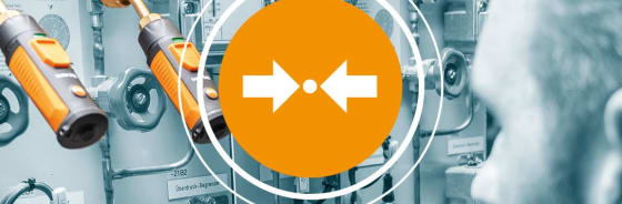 使用 testo 智能探头测量压力