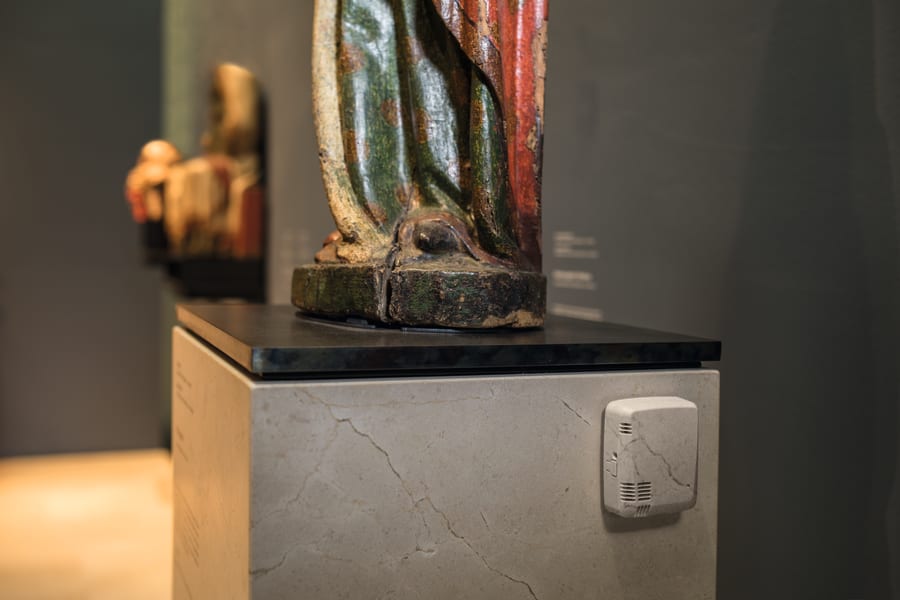 用于雕塑监控的照度数据记录仪