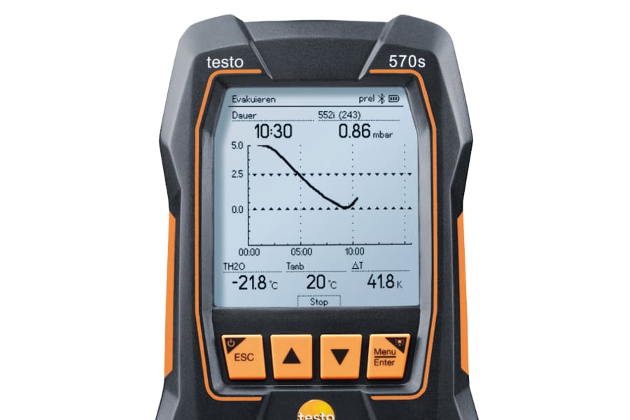 testo 570s 数字式安装辅助设备，具有智能故障分析功能，使用寿命长，数据存储量大