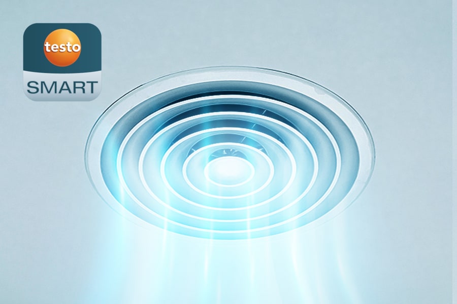 testo Smart App PRO 测量程序 空气平衡测量