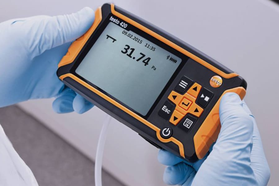 测量洁净室的压差