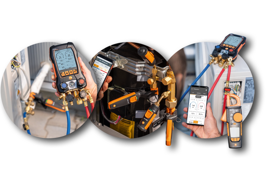 用于热泵的 Testo 测量仪器