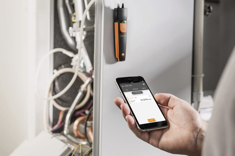 具有智能手机操作功能的德图智能探头