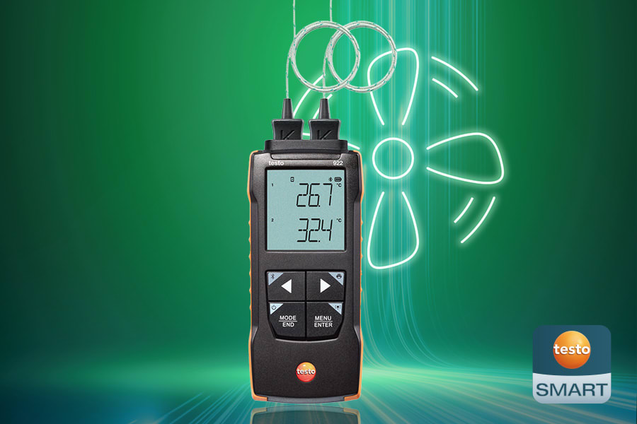 testo 922 数字温度测量仪（双通道）