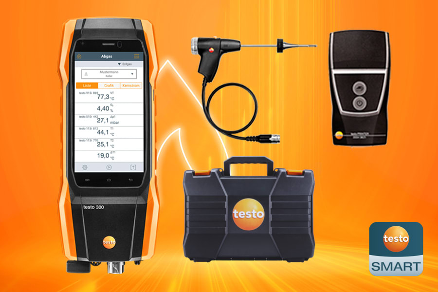 testo 300 Longlife 套装2含打印机