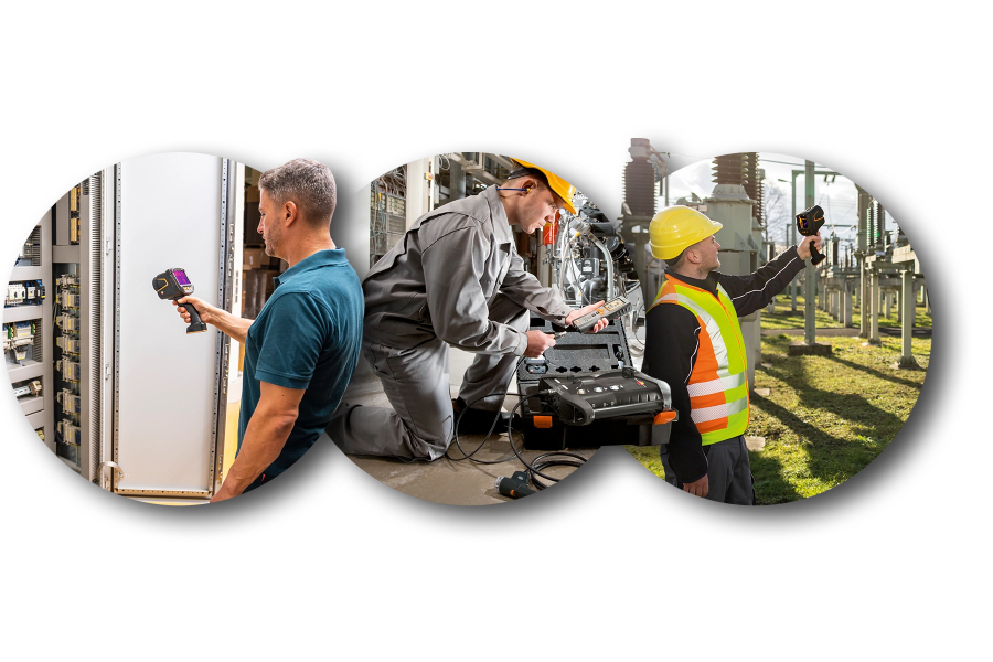 Testo Wärmebildkameras und Emissionsmessgeräte für industrielle Anwendungen