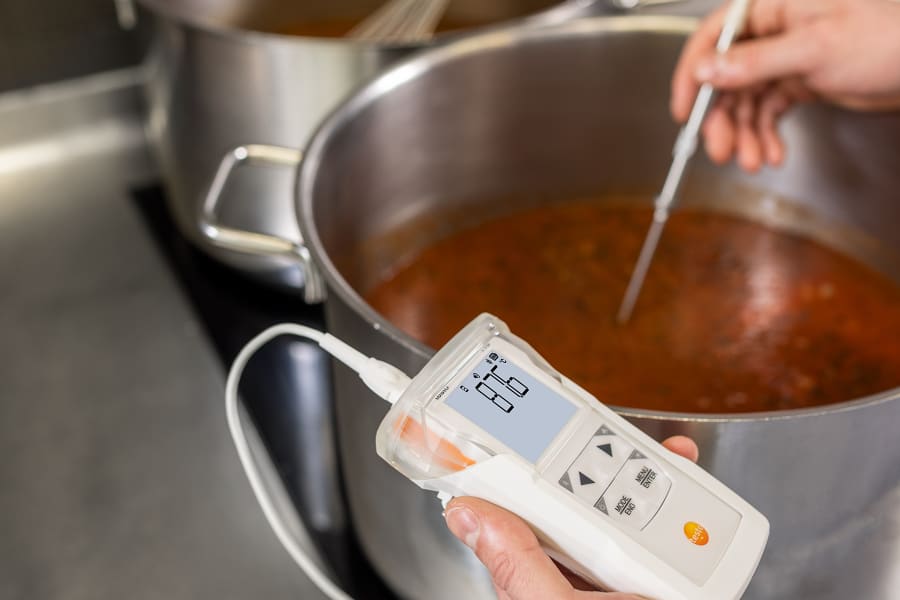 带应用程序连接的通用温度测量仪 testo 110 Food