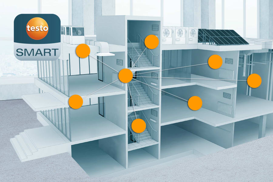 testo Smart App PRO 测量程序 多站点测量