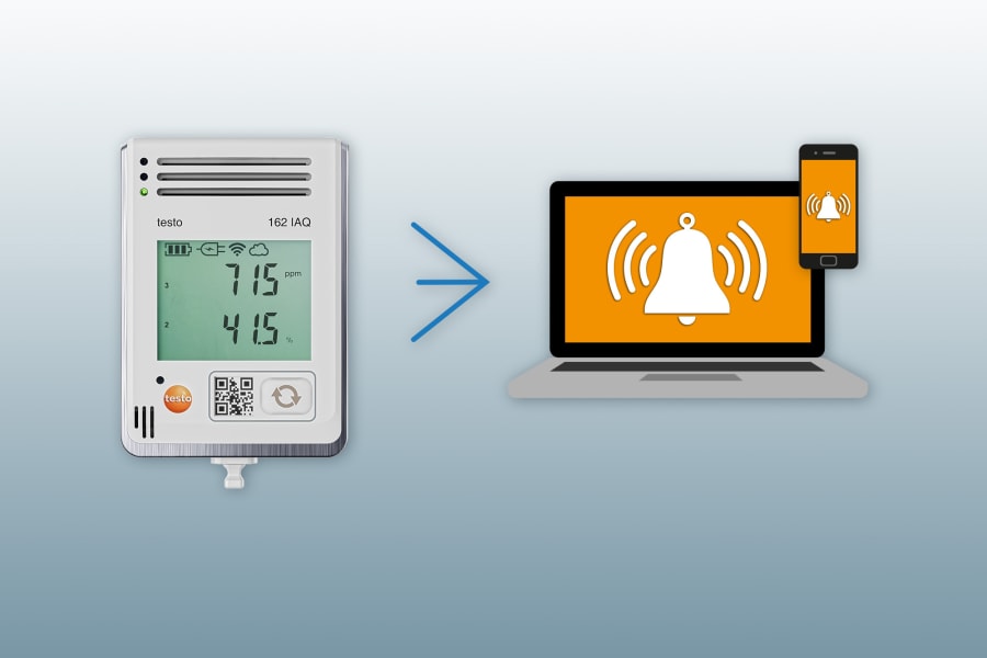 带二氧化碳数据记录仪的数据监控系统