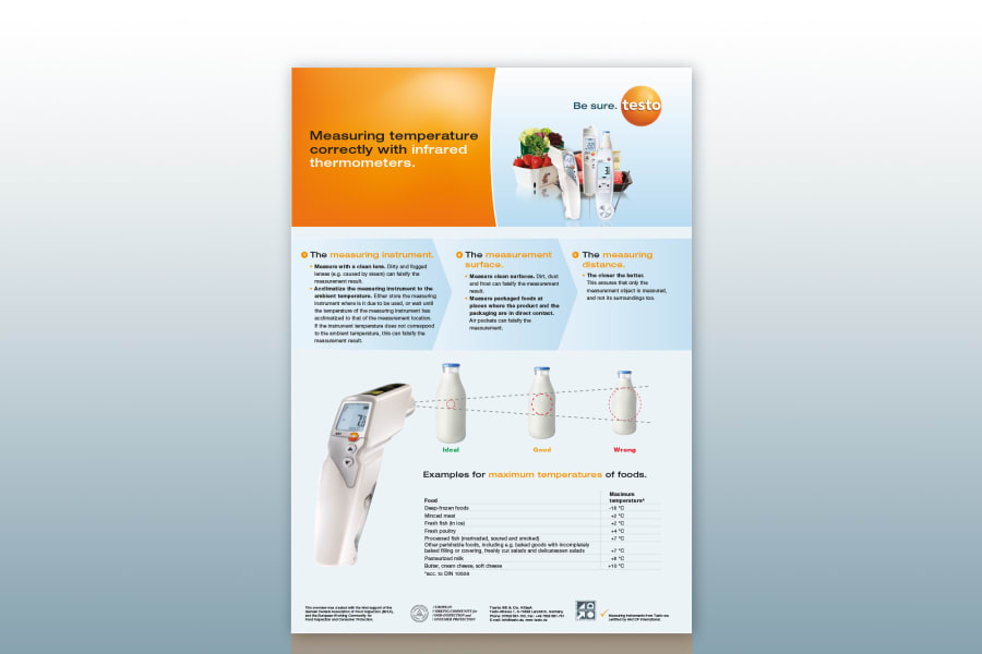 红外线温度计信息海报