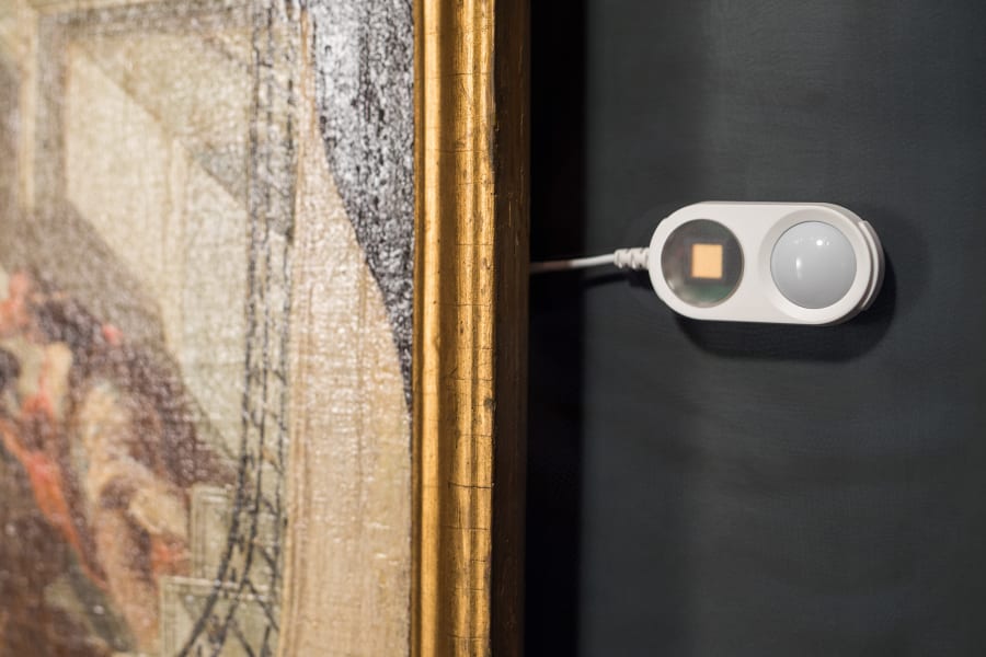 紫外数据记录仪，用于展示柜中的气候监测