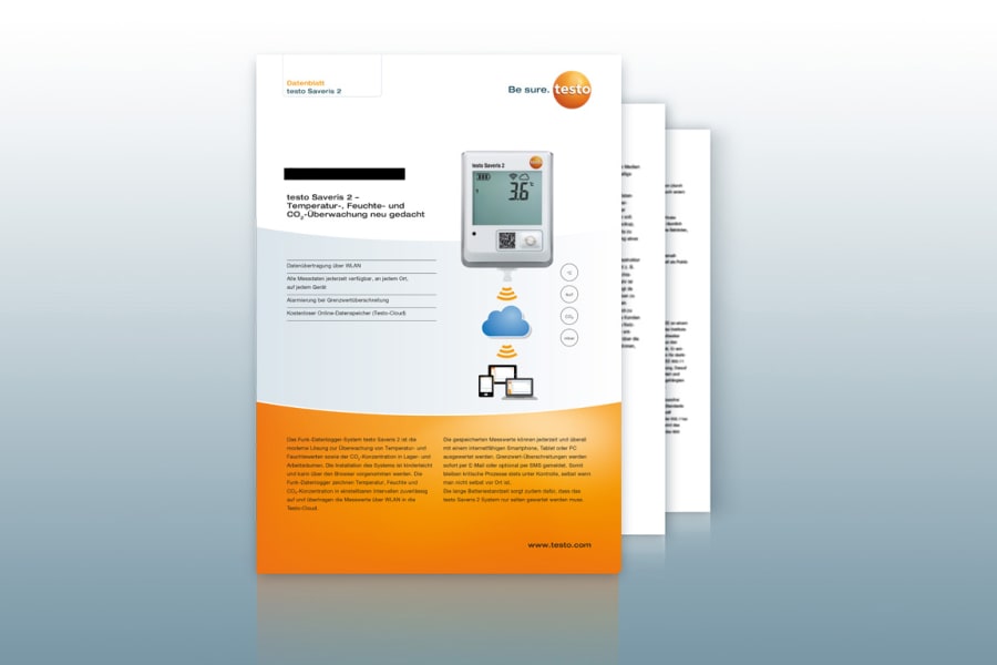 testo Saveris 2 数据表