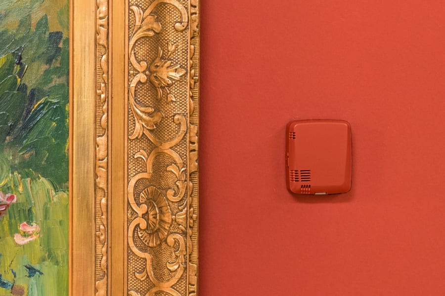 Data logger in exhibition areas