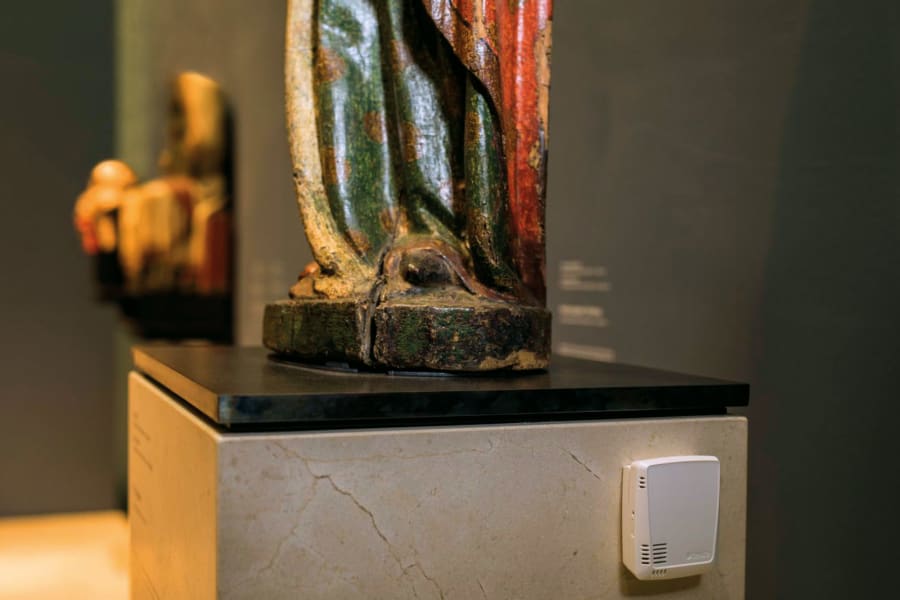 用于博物馆、档案馆、美术馆和图书馆的 WiFi 监控系统 testo 160