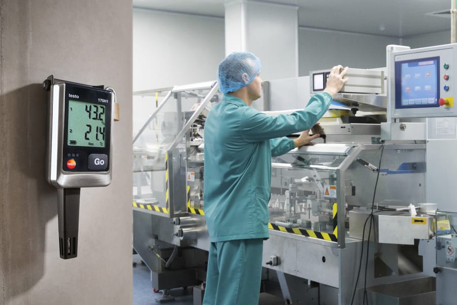 testo 175 H1 数据记录仪在制药生产中的应用