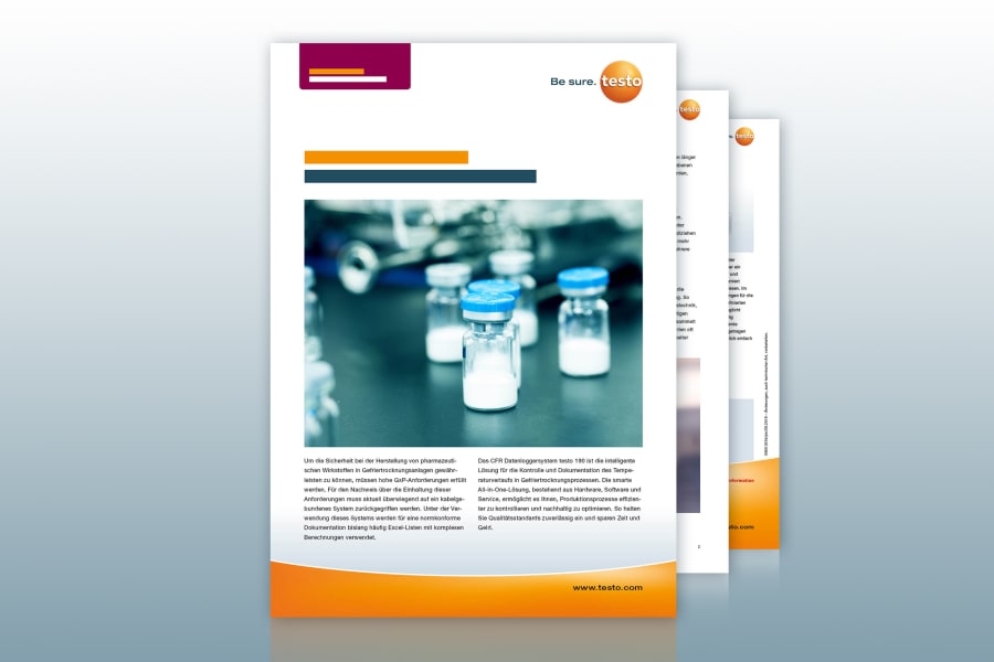 应用示例： 冷冻干燥