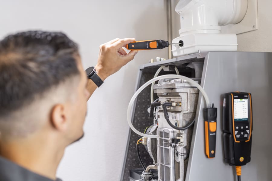 加热系统的表面温度测量