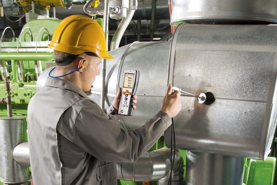 使用中的 testo 350