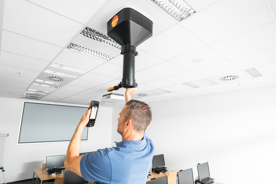 多功能测量仪 testo 400 覆盖环境相关的参数测量。