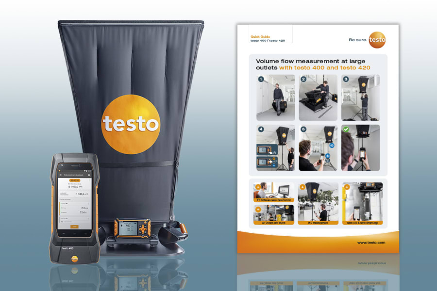 testo 400 和 testo 420 快速指南