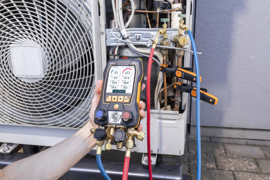 对制冷系统进行长期测量