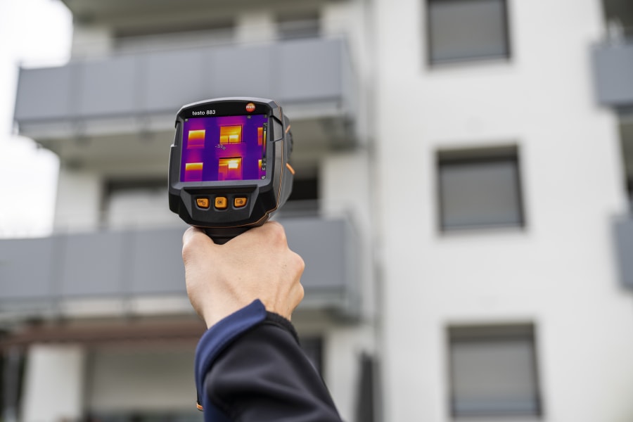 建筑热成像