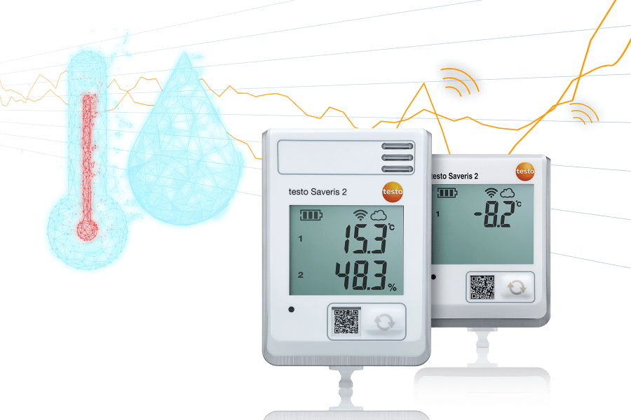使用 testo Saveris 2 进行自动测量监控 - 应用领域概述