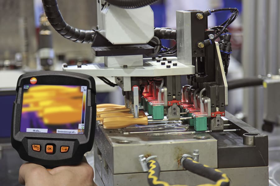 塑料注塑件热成像