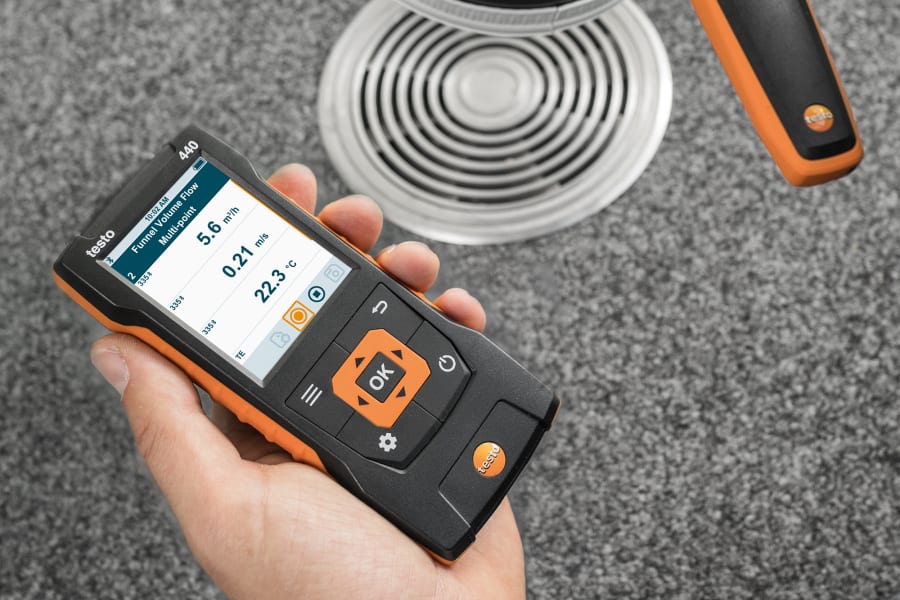 testo 440 直观的测量菜单