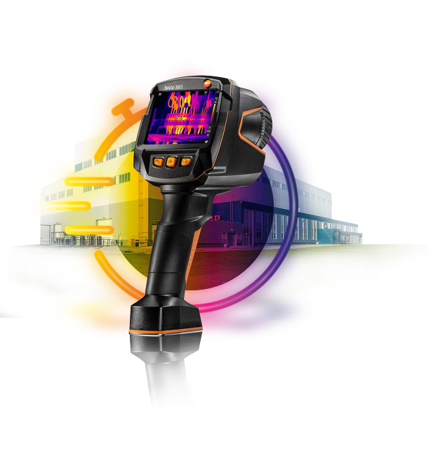 用于维护的 testo 883 热成像仪