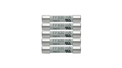 Spare fuses 630 mA/600 V 0590 0007
