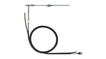 Flue gas probe for industrial engines