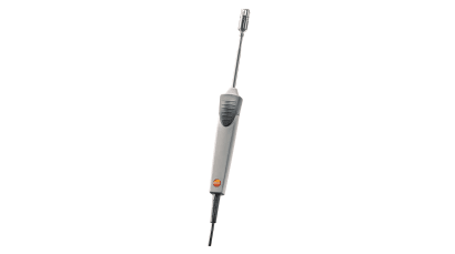 Fast-action surface probe with sprung thermocouple strip