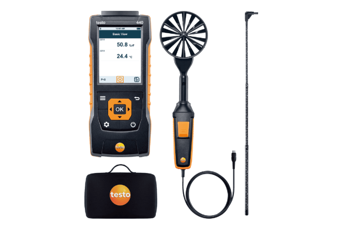 testo 440 Air Flow ComboKit 2 with Bluetooth®