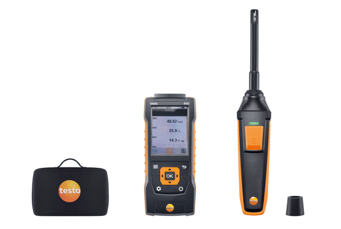 testo 440 - 高精度温湿度蓝牙连接套装