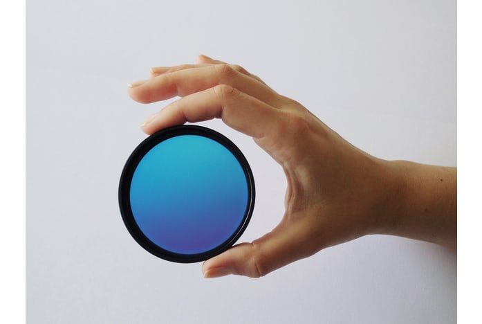 Lens protection glas