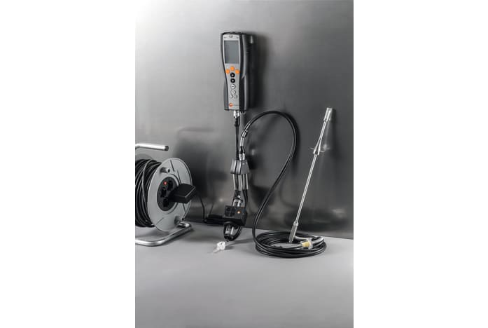 External sample gas conditioner and flue gas analyzer testo 340