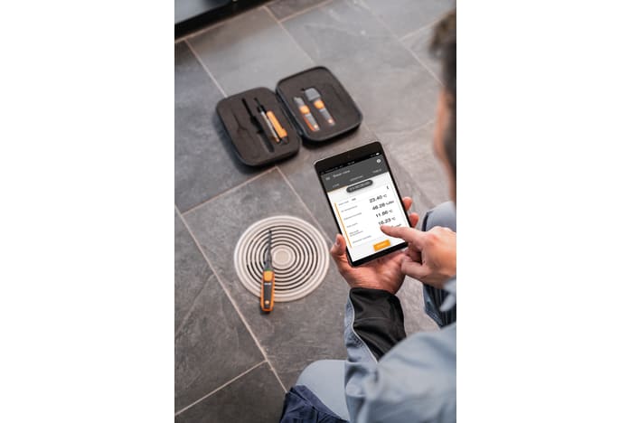application testo Smart Probes VAC Kit
