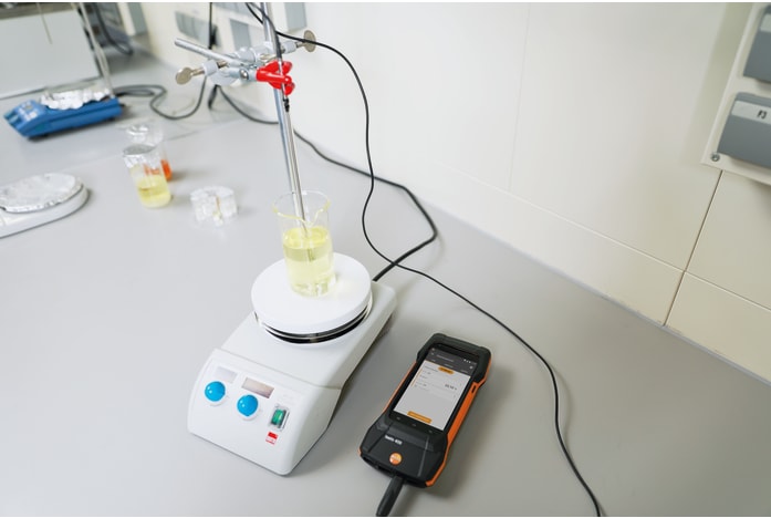 Application glass-coated laboratory probe (digital)