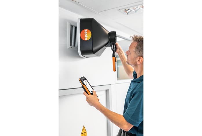 testo 400 air flow kit with hot wire probe