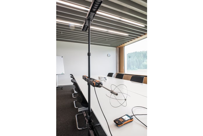 Determining the degree of turbulence with turbulence probe and testo 440