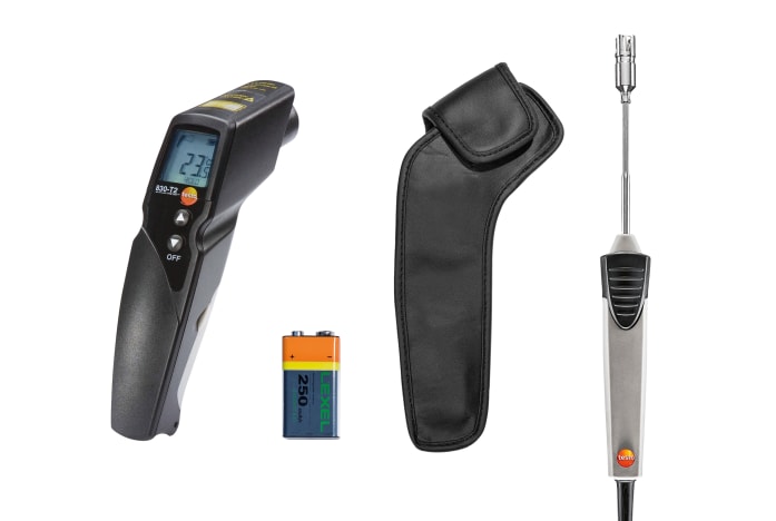 Infrared thermometer testo 830-T2 kit