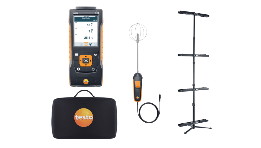 testo 440 舒适度套装（含紊流度探头及支架）