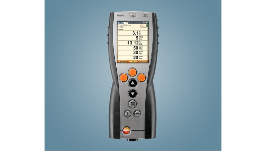 testo 350 烟气分析仪蓝色新版 - 手操器