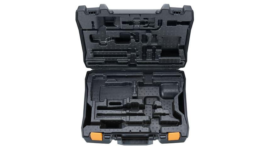 Transport case for air flow measurements