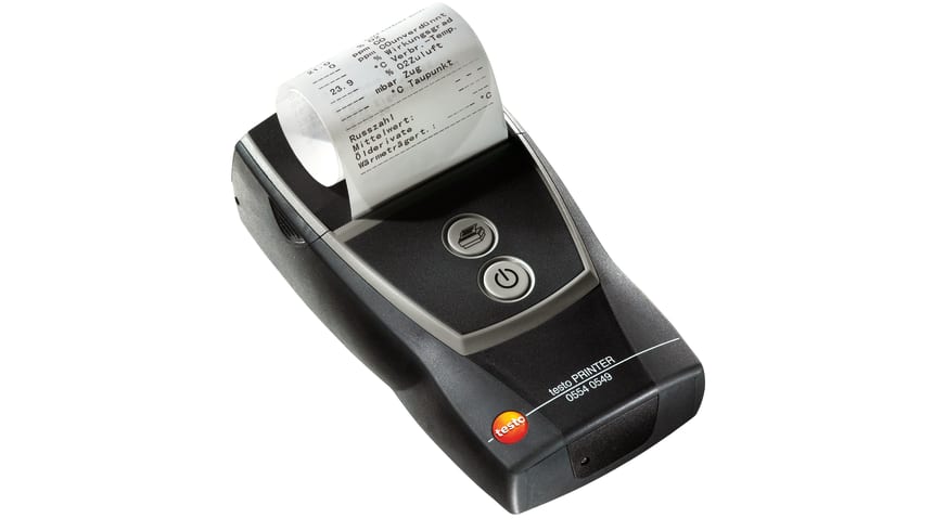 testo-Schnelldrucker IRDA mit kabelloser Infrarot-Schnittstelle