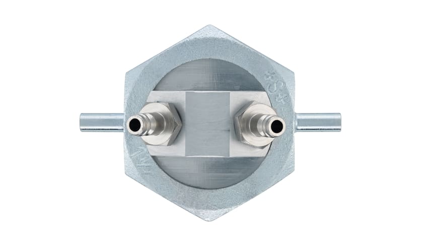 Single-pipe counter cap