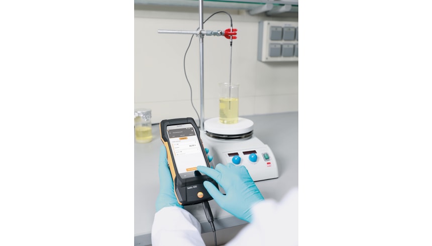 Application glass-coated laboratory probe (digital)