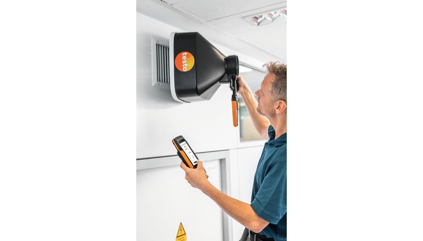 testo 400 air flow kit with hot wire probe