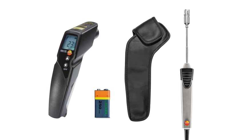 Infrared thermometer testo 830-T2 kit